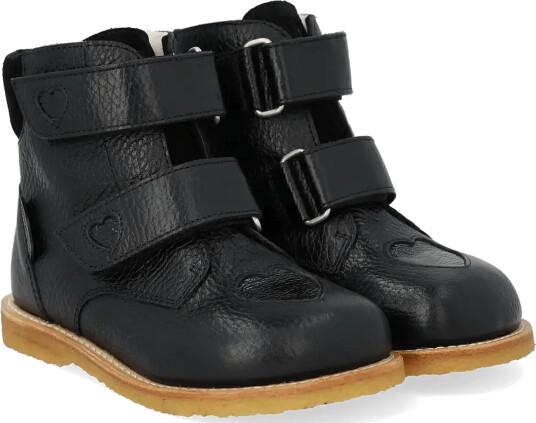 ANGULUS Boots Flat With Velcro Black 24