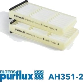 Kupefilter PURFLUX AH351-2