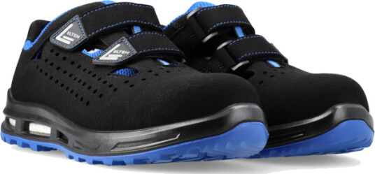 Elten Impulse XXT Blue Easy Safety Shoes S1 SRC Black 1 Par SKI-719755-Svart 39