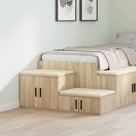  Oppbevaringsskap i Sonoma Eik 103x41x40 cm Ingeniørtre