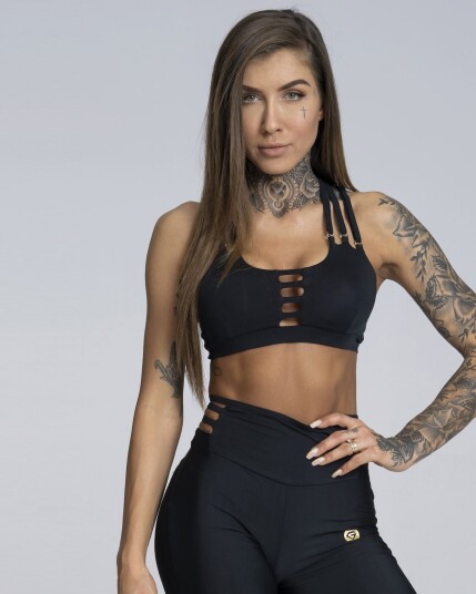 Gym Glamour String Sportsbh - L Gym Glamour String Sportsbh - L