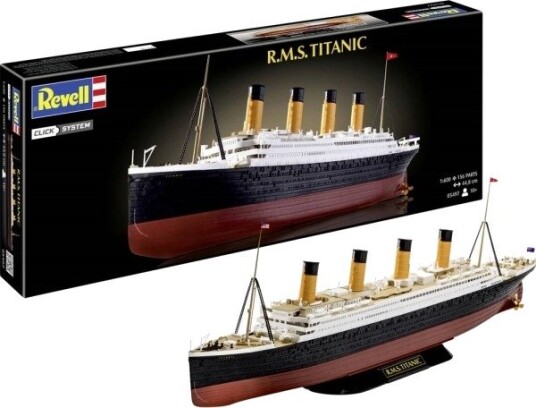 Revell R.M.S. Titanic Byggesett 1:600 modellskip
