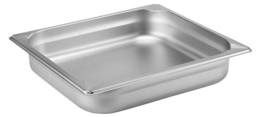 PULSIVA Kantine Profi GN 2/3; Størrelse GN 2/3, 5.1l, 35.5x32.7x6.5 cm (LxBxD); Stålgrå