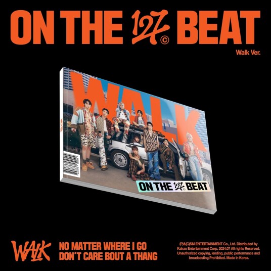 NCT 127 Walk Walk Version incl. Photobook Sticker Postcard Folded Poster + Photocard CD