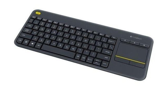 Logitech K400 Plus Trådløst Touch Tastatur Fransk Svart Logitech K400 Plus Trådløst Touch Tastatur Fransk Svart