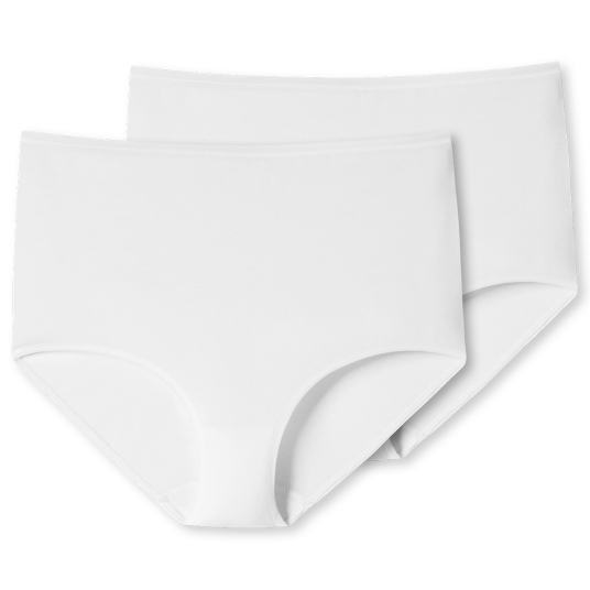 Schiesser Truser 2P 95-5 Organic Maxi Hvit bomull 50 Dame Schiesser Truser 2P 95-5 Organic Maxi Hvit bomull 50 Dame