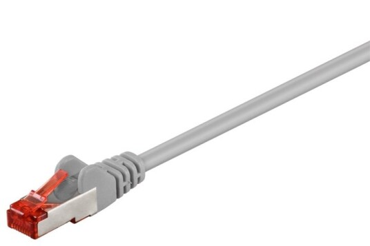 Goobay CAT 6 S/FTP Kretskabel 0,15 m Halogenfri Kobberleder Grå Goobay CAT 6 S/FTP Kretskabel 0,15 m Halogenfri Kobberleder Grå
