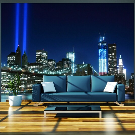 Fototapet Floodlights Over NYC 400x309 - Artgeist sp. z o. o.