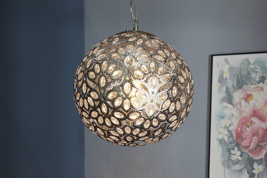 Taklampe Volta 35 cm Sølv