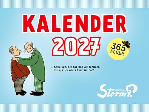 Storm P. - Kalender 2027 - 365 Fluer | Storm P