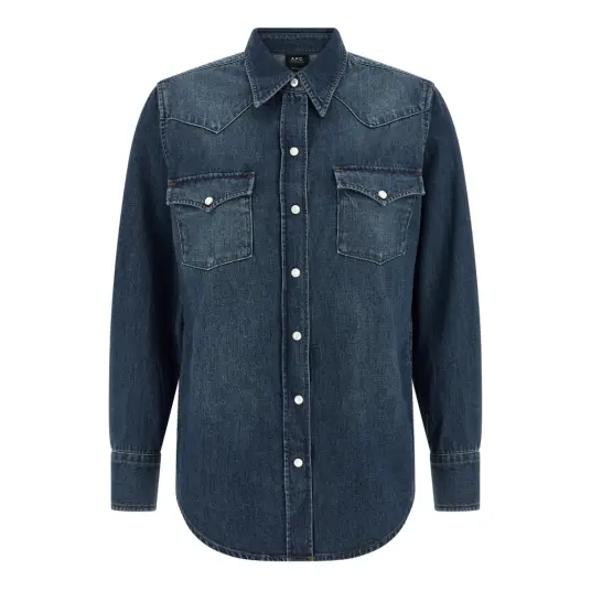 A.p.c. Dame Bluser & Skjorter Blå S,