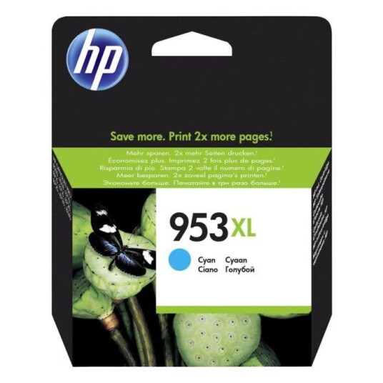 HP 953XL Blekkpatron - Cyan HP 953XL Blekkpatron - Cyan