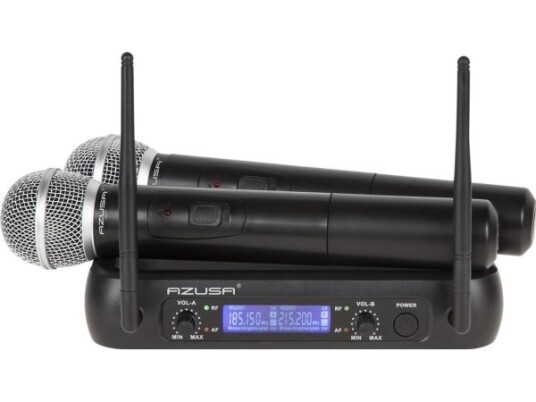 Azusa Vhf Mikrofonas 2 Kanalai Wr-358Ld (2 X Rankinis Mikrofonas) Azusa Vhf Mikrofonas 2 Kanalai Wr-358Ld (2 X Rankinis Mikrofonas)