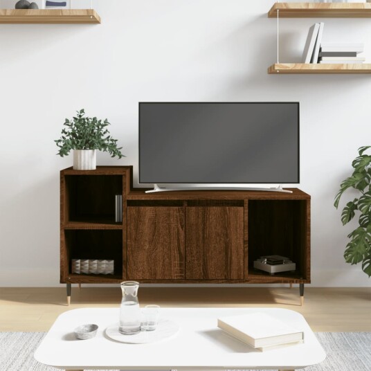 vidaXL TV-benk sonoma eik 100x35x55 cm konstruert tre 8721012113541