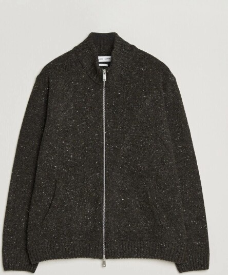 Samsøe Samsøe Nate Donegal Wool Knitted Full Zip Delicioso
