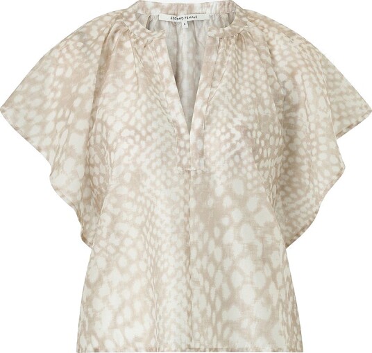 Second Female - Bluse Shades - Beige Second Female - Bluse Shades - Beige
