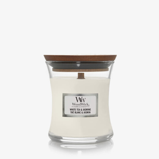 WoodWick Small Hourglass Candle White Tea & Jasmine Universal WoodWick Small Hourglass Candle White Tea & Jasmine Universal