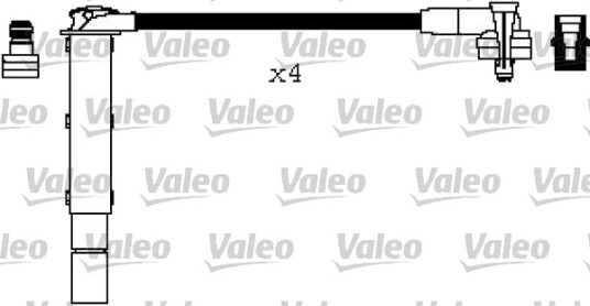 Tennplugg kabelsett VALEO 346486 Tennplugg kabelsett VALEO 346486
