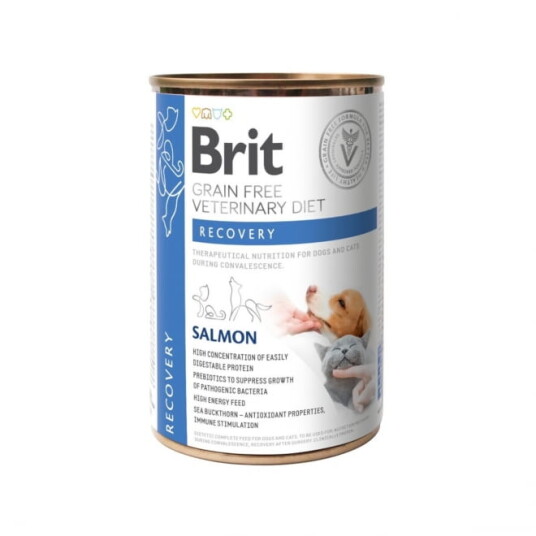 Brit Veterinary Diets Dog + Cat Recovery Grain Free 400 G