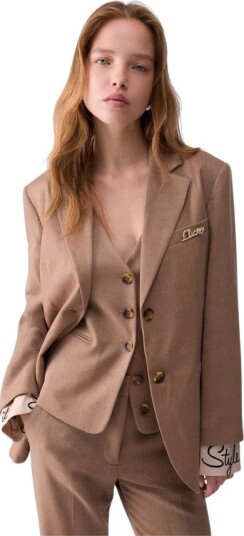 Liu Jo Dame Jakker Brun XS,