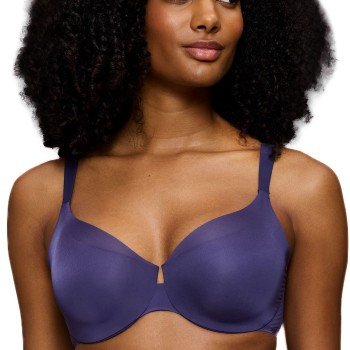Triumph BH BMU Illusion Curve Minimizer Bra Mørkelilla C 95 Dame