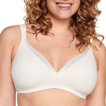 NATURANA BH Everoday Wednesday Striped Soft Bra Elfenben A 75 Dame
