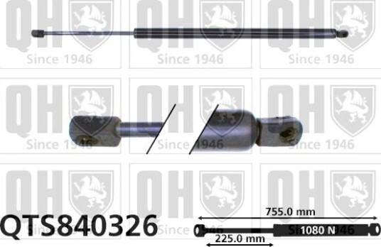 QUINTON HAZELL QTS840326 Baklukedemper QUINTON HAZELL QTS840326 Baklukedemper