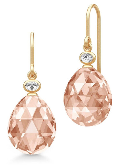 Julie Sandlau Ofelia Earring Øredobber 22 kt. HKS780GDPEAMOCRCZ - Dame - 925 sterling silver