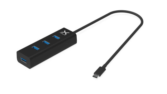 Krux KRX0102 Dokkingstasjon 4x USB A 3.0 Svart