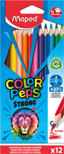 Maped Fargeblyanter Color Peps Strong 12-pakning