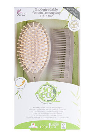 So Eco Hårbørste Sæt Gentle Detangling r So Eco Hårbørste Sæt Gentle Detangling r