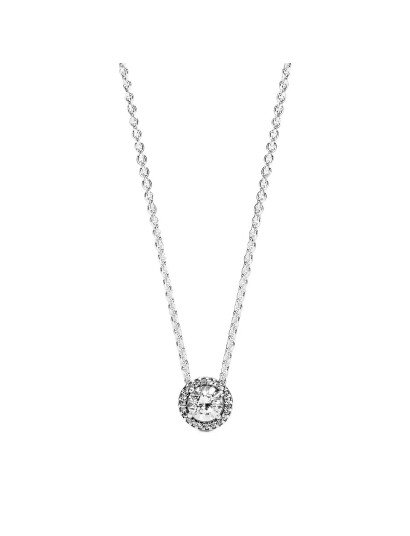 PANDORA Silver Necklace With Clear Cubic Zirconia Silver 45 cm PANDORA Silver Necklace With Clear Cubic Zirconia Silver 45 cm