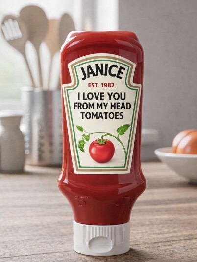 Personlig Etikett Ketchup