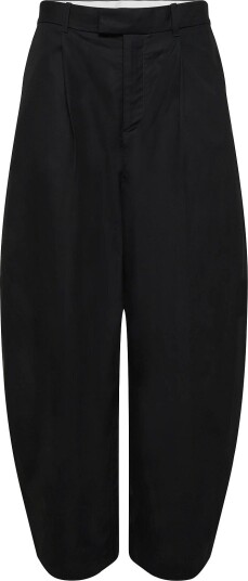Weekday Felix Cocoon Chino Trousers BLACK 52