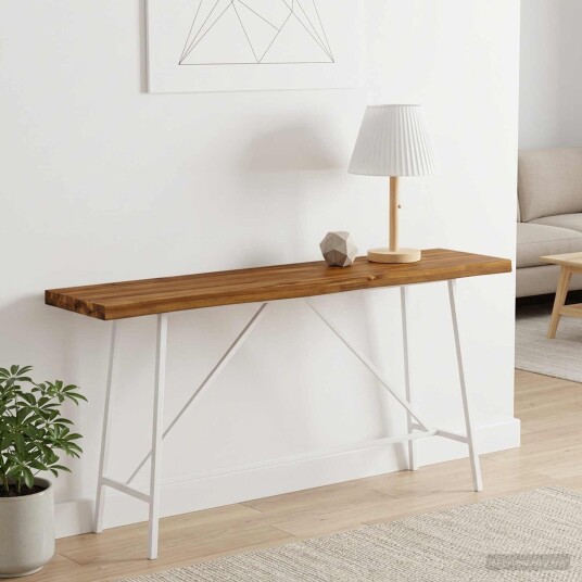 vidaXL Rektangulær Bordplate 130 x 20 x 3,2 cm Rektangulær