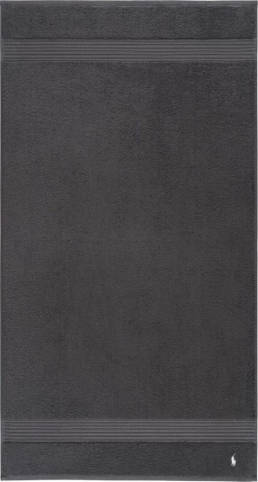 Ralph Lauren Home Player Bath Sheet Black 90X170CM Ralph Lauren Home Player Bath Sheet Black 90X170CM
