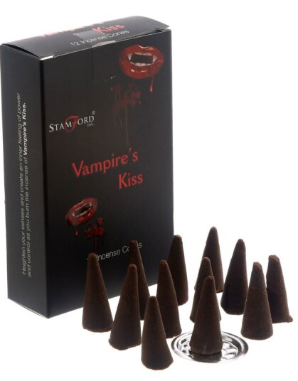 Puckator Vampire Kiss 12 stk Stamford Black Røkelseskuber