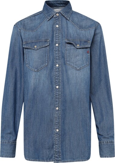 Replay Shirt Over ,Sustainable Blue L