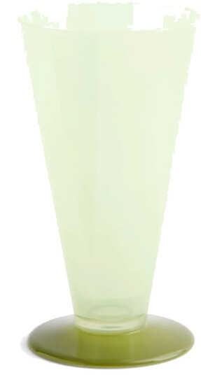 HAY Conical vase Light green dark lime small HAY Conical vase Light green dark lime small