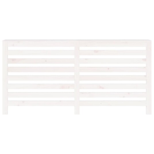 Radiatordeksel hvit 169x19x84 cm heltre furu