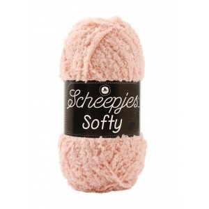 Scheepjes Softy Garn Unicolor 486 Støvrosa