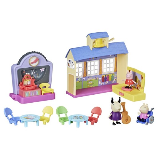 Peppa Gris Lekesett Skole med Lyd - 15 Deler