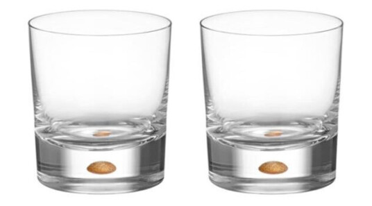 Orrefors  Intermezzo old fashioned 25 cl 2 stk gull