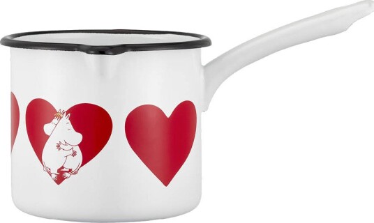 Muurla Mummi emaljekasserolle 1,3 L Hjerte