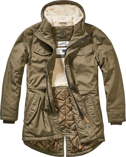 Brandit Marsh Lake Parka Jakke Oliven Grønn
