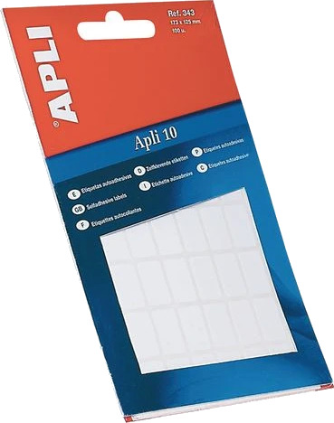 Apli Etikett 20x50mm hvit (150) Apli Etikett 20x50mm hvit (150)