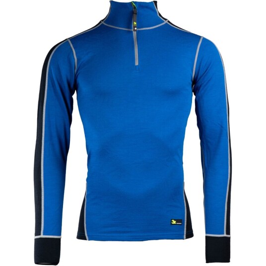 3X Workwear Polotrøye kilimanjaro m/glidelås s merinoull/bambus mørk blå sort 3X Workwear Polotrøye kilimanjaro m/glidelås s merinoull/bambus mørk blå sort