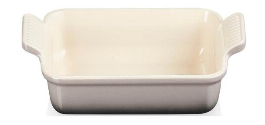 Le Creuset Heritage rektangulært fat 24x19 cm flint