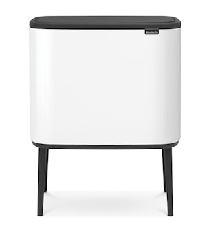 Bo Touch Bin, 3 x 11L, Hvit Bo Touch Bin, 3 x 11L, Hvit