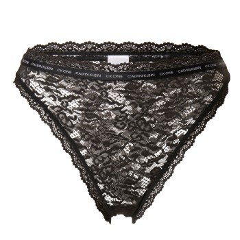 Calvin Klein Truser CK One Lace Brazilian High Waist Svart nylon X-Small Dame